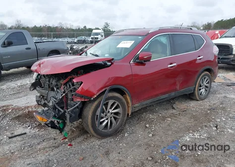 2014 Nissan Rogue Sl z USA, uszkodzony, nr VIN 5N1AT2MT7EC803482